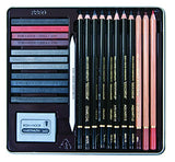 Koh-I-Noor Gioconda 24-Piece Artist Set, Packed in Tin and Blister Carded (8899.OT)