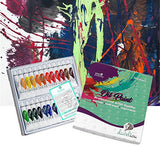 Daveliou Oil Paints Set - 12ml x 24 Color Paint Tubes - Painting Kit for Beginners Students and Artists