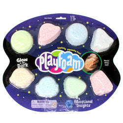 Educational Insights Playfoam Glow in the Dark 8-Pack | Non-Toxic, Never Dries Out | Sensory, Shaping Fun, Great for Slime | Perfect for Ages 3 and up
