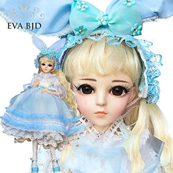 Alice 1/3 SD Doll 60cm 24" Jointed Dolls Toy Action BJD Dolls Full Set Figure Bjd + Makeup