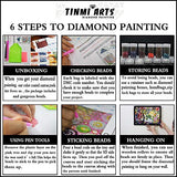 TINMI ARTS 5D Diamond Painting Eiffel Tower Full Round AB Drills DIY Cross Stitch Pattern Rhinestone Embroidery Kits Home Decor (Rainy Day in Paris,21.6"x 15")