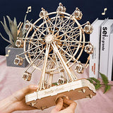 Rolife 3D Wooden Puzzles Ferris Wheel Music Box Model to Build Building Kit