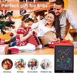 LCD Writing Tablet Drawing Board 12 Inch Colorful Girls Toys Christmas Birthday Gift for 3 4 5 6 7 Year Old Girls Erasable Drawing Tablet Doodle Board Toddler Learning Toys for Girls Age 3+ (Orange)