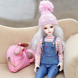 Y&D SD Doll BJD Doll 1/4 Full Set 41cm 16" Ball Jointed Dolls Toy Handmade Girl Dolls + Clothes + Socks + Shoes + Wig + Hat + Makeup