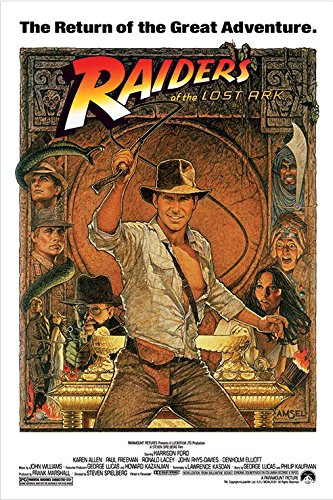 Indiana Jones - Raiders Of The Lost Ark - Movie Poster (1982 Re-Release) (Size: 24" x 36")