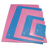 US Art Supply 24" x 36" PINK/BLUE Professional Self Healing 5-Ply Double Sided Durable Non-Slip PVC
