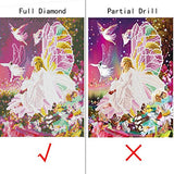 DIY 5D Diamond Painting Kits for Adults Full Drill Cartoon Clown 80x120cm Square Drill Cross Stitch Crystal Rhinestone Diamond Art Embroidery Canvas Mosaic Crafts for Home Wall Decor Q1817