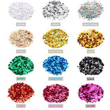 12 Boxes Nail Glitter Butterfly Sequins Ultra Thin Nail Sequin Splarkly Crystal Jewelry Acrylic for DIY Crafting 3D Decorations (Butterfly Nail Sequins)
