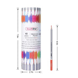 Watercolor Pencils,48 Colored Pencils Set Premier Soft Core,Multicoloured Art Drawing Pencils in Bright Assorted Shades, Ideal for Coloring, Watercolor Techniques