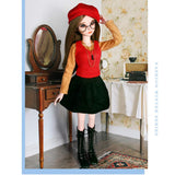 W&HH 1/3 23.6'' BJD SD Dolls with Clothes Outfit Shoes Wig Hair Makeup and 23 Ball Joints for Girls Gift and Doll Collection