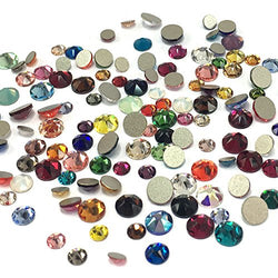 Assorted Mix Colors 2088 Xirius Swarovski Crystal Mixed Sizes ss12 ss16 ss20 Flatbacks No Hotfix