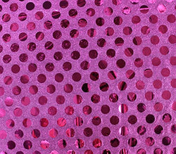 Sequin Fabric Big Dots 44" Wide Sold By The Yard (FUCHSIA)
