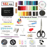 Sewing Kit, 182 Premium Sewing Supplies, 38 XL Thread Spools, Suitable for Traveller, Adults, Kids,