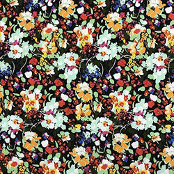 Printed Rayon Challis Fabric 100% Rayon 53/54" Wide Sold by The Yard (1000-2)