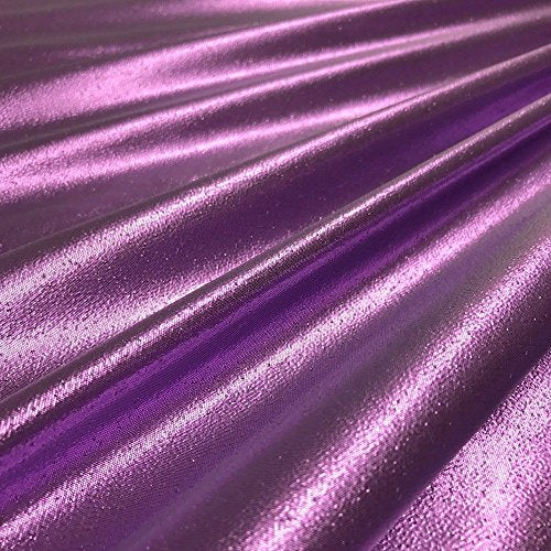 Tissue Lame Shiny Fabric for Craft Decoration Costume Design 44 FWD (Violet)