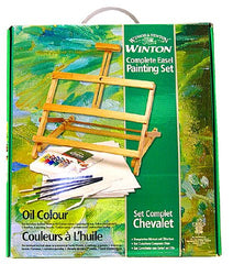 Winsor and Newton Complete Oil Color Painting Set with Adjustable Easel