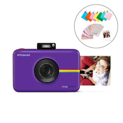 Polaroid Snap Touch Instant Digital Camera (Purple) Protective Bundle with 20 Sheets Zink Paper