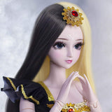 60CM BJD Dolls, 1/3 SD Doll 19 Ball Jointed Doll DIY Toys with Full Set Clothes Shoes Wig Makeup, Best Gift for Girls