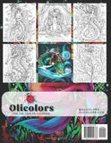 Mermaid Coloring Book for Adults: 50 Unique Illustrations With Beautiful Mermaids & Fantasy Sea Creatures for Relaxation
