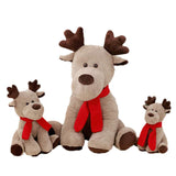 YFLY Elk Christmas Doll Plush Toy Doll for Children,38CM Pillow Plush Toys Winter Christmas Doll Gift