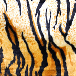 Tiger Orange Velboa Faux Fur Animal Short Pile Fabric – Sold By The Yard (FB)