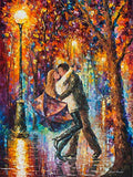 Gift For Her Love Oil Painting Romantic On Canvas By Leonid Afremov - The Story Of The Umbrella