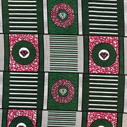 African Print Fabric Cotton Print 44'' wide Sold By The Yard (185175-3)