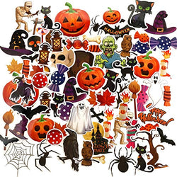 321 Pieces Halloween Stickers Vinyl Water Bottle Stickers Decal Halloween Theme Stickers for Laptop, Skateboard, Cake, Luggage and Bike
