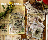 60Pcs Stickers Set Vintage Plant Flower Journal Stickers for Planner DIY Crafts Embelishment Diary 30 Designs Each 2pcs (Fashionable Girl(luanshijiaren))