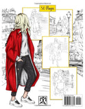 Fashion Coloring Book For Adults: Dresses and Outfit Coloring Book - Stylish Outfits to Color for Adult Women and Teen Girls - Fashion Coloring Book For Women - Fashion Coloring Book For Girls