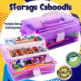 Goodyking Cool Arts and Crafts Supplies - Pipe Cleaners Things for Teen Girls Craft Kits and Materials Bracelet Jewelry Making Kit for Ages 5 6 7 8-12 Construction Paper Plastic Storage Glitter Googly