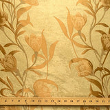 Gold Velvet Jacquard Damask Fabric 118'' Wide sold By The Yard for Curtains, Drapery, Upholstery