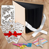 Scrapbook Photo Album DIY Kit,I Deal Wedding, Anniversary Book Family Memory Box w/Accessories - Keep Favorite Memories Alive - 80 Thick Pages, 320 Photos - Scrapbooking Birthday or Graduation Gift