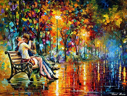 Bedroom Art Decor Love Romantic Painting On Canvas By Leonid Afremov Studio - Passion Evening