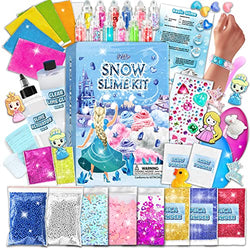 Snow Slime Kit to Make Cloud, Clear, Metal Slimes and Many More, Girls Ultimate Slime Kit
