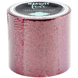 American Crafts Glitter Tape, 2"/8', Red