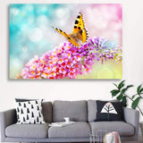 Wall26-Canvas Wall Art-Beautiful Butterfly-Giclee Painting Wall Art for Bedroom Living Room Home Decoration - 24x36 inches