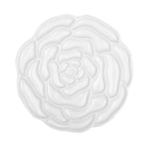 MEEDEN Plastic Paint Palette Rose Designed Tray for Watercolor Gouache Painting, 8 inch in Diameter
