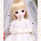 Move BJD Doll Lovely Girl Original Design 26 cm Dolls (with Gift Box), Ball Joints 1/6 SD Doll,A