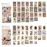 240 Sheets Scrapbooking Sticker Washi Sticker Vintage Postage Stamp Sticker Sealing Sticker Planner Stickers Retro Decoration for Notebook Diary Album Journals DIY Arts and Crafts (Ancient)