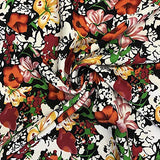 Printed Rayon Challis Fabric 100% Rayon 53/54" Wide Sold by The Yard (1011-1)