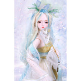 1/3 BJD Doll Children's Creative Toys Size 24 Inch 60CM 26 Ball Jointed SD Dolls with All Clothes Shoes Wig Hair Makeup DIY Toys Surprise Gift,A