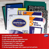 Essential School Supply Kit for Middle School Students (Grade 6-8)