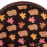 Loungefly Sanrio Hello Kitty Pumpkin Spice Adult Womens Convertible Mini Backpack Purse