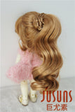 JD218 5-6'' 13-15CM Synthetic Mohair Doll Wigs 1/8 Golden Blond Complex Braid Wig 5-6inch BJD Doll Accessories