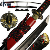 DTYES Japanese Samurai Katana Sword/Japanese Sword Customization, (1060 Carbon Steel