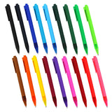 WoMoxe Retractable Gel Ink Roller Ball Pens Fine Point 0.5mm Quick Dry Assorted Colors Ink 18 Pack