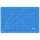 US Art Supply 12" x 18" PINK/BLUE Professional Self Healing 5-Ply Double Sided Durable Non-Slip PVC