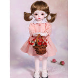 BJD Doll 1/6 SD Dolls 26Cm 10 Inch Ball Jointed Doll DIY Toys Full Set,Pink Dress,with Clothes Shoes Wig Hair Makeup