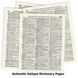Gentleman Giraffe Upcycled Vintage Dictionary Art Print 8x10